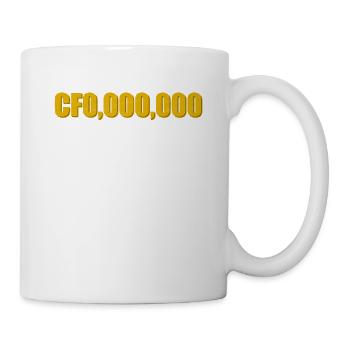 CF0,000,000 CFO - Mug - white - Right