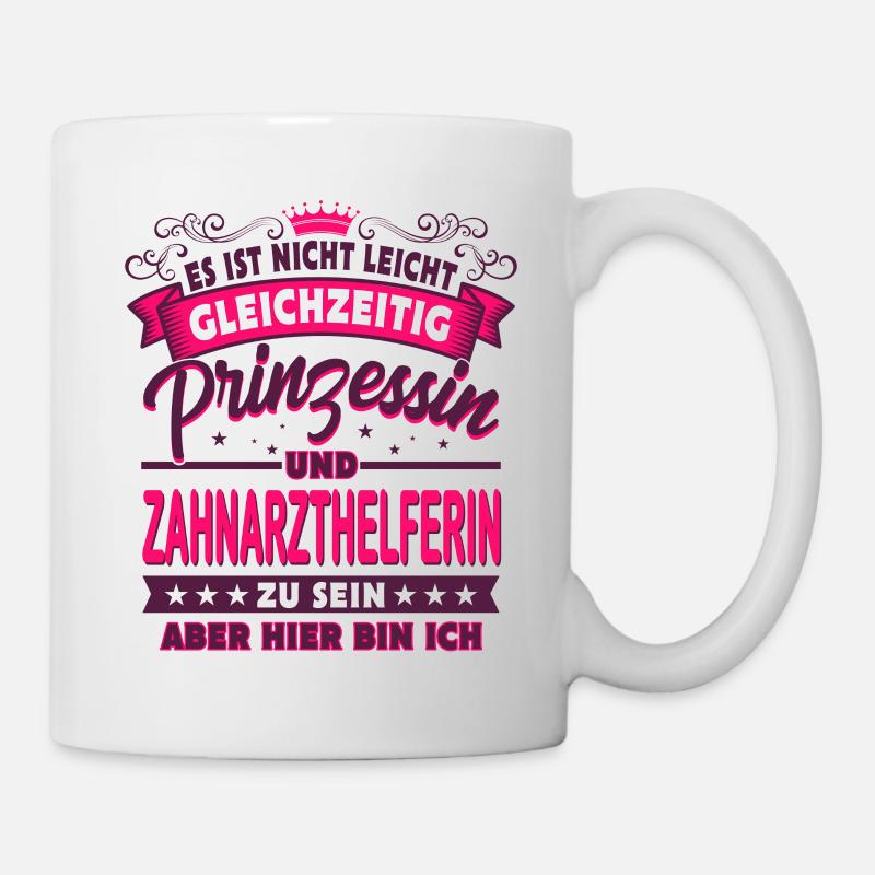 Zahnarzthelferin - Tasse - Weiß