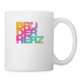 Bruderherz Bester Bruder der Welt Geschenkidee - Tasse - Weiß - Rechts