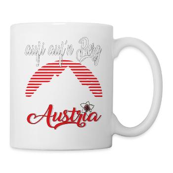 Autriche - aufi auf n Berg - Mug blanc - blanc - Droite