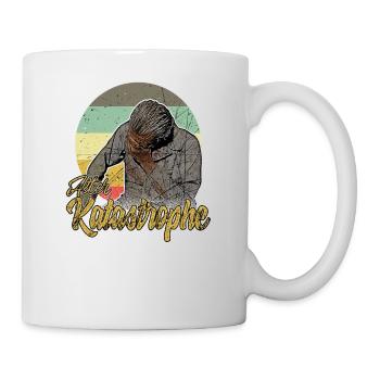 Old catastrophe - funny saying vintage retro - Mug - white - Right