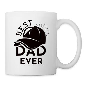 Bester Papa Papa Geschenkidee Werdender Papa - Tasse - Weiß - Rechts