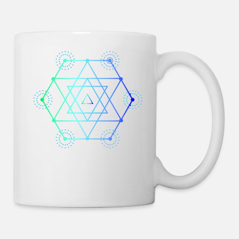 Géométrie math math - Mug blanc - blanc