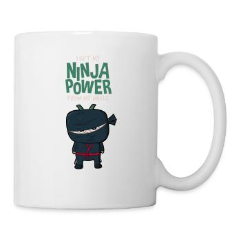 Ninja Power Uncle Godfather Birth Gift - Mug - white - Right