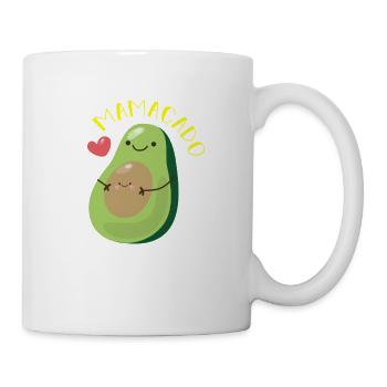 Mama Baby Schwanger Tochter Zwillinge Mamacado - Tasse - Weiß - Rechts