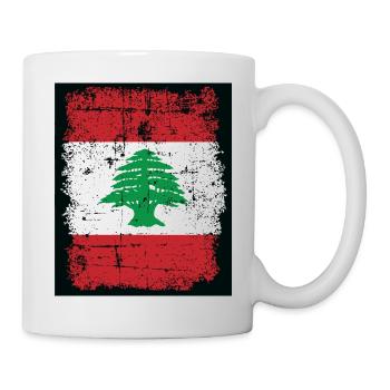 Flag Lebanon Lebanon Flag LebanOn Ce ceor Beirut - Mug - white - Right