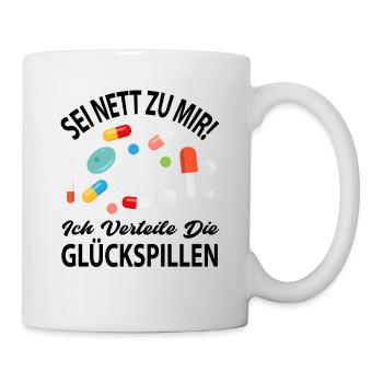Arzt Ärztin Lustiges Geschenk - Tasse - Weiß - Rechts