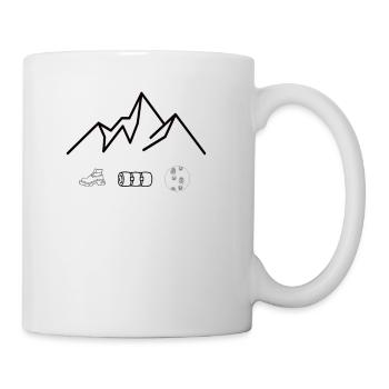 Hike Story Hiking Camping Nature - Mug - white - Right