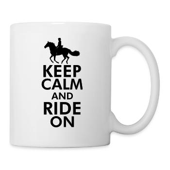 Équitation citation cheval amour cadeau - Mug blanc - blanc - Droite