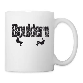 Escalade en bloc Escalade en bloc cadeau mural - Mug blanc - blanc - Droite
