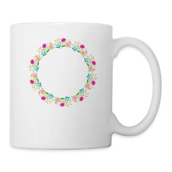 FCK NZS AFD contre le racisme - Mug blanc - blanc - Droite