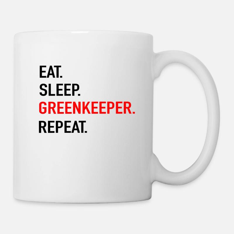 Greenkeeper groundsman soccer gardener gift idea - Mug - white