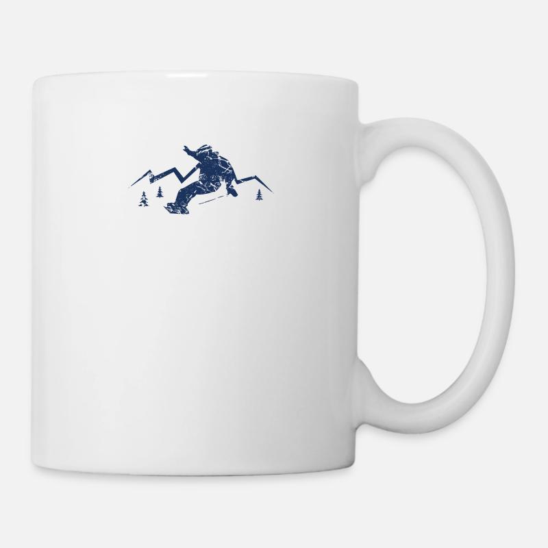 Snowboard Snowboarder Snowboarden Snowboarding - Tasse - Weiß