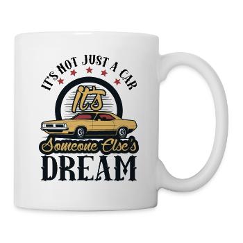 Muscle Car Auto Retro Geschenk - Tasse - Weiß - Rechts
