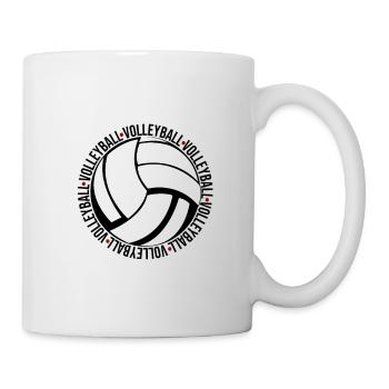 Volleyball volleyball volleyball volleyball volley - Mug - white - Right