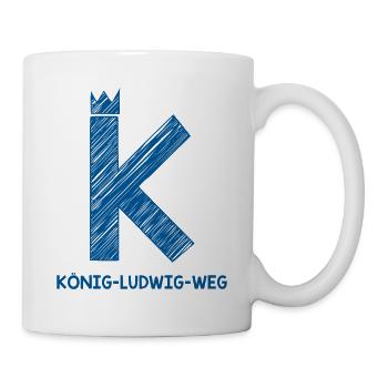 König Ludwig Weg - Tasse - Weiß - Rechts
