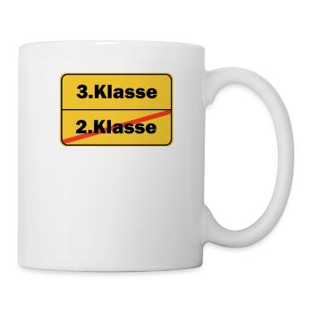 3.Klasse Schulkind Schule Grundschule - Tasse - Weiß - Rechts