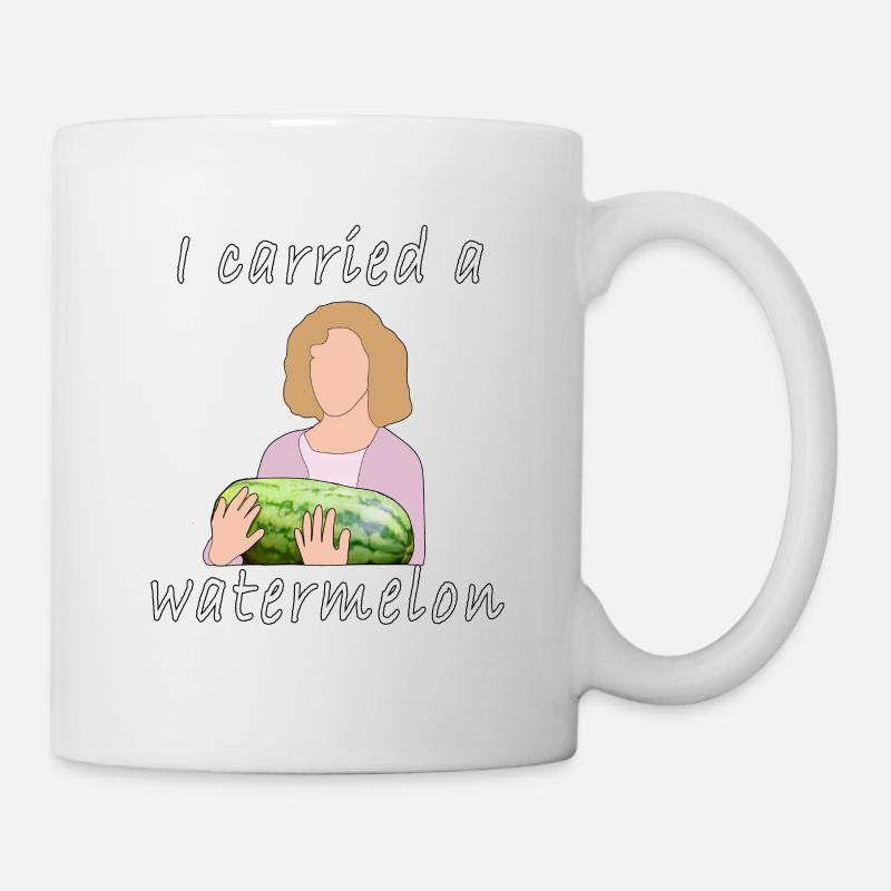 J'ai porté une pastèque - Mug blanc - blanc