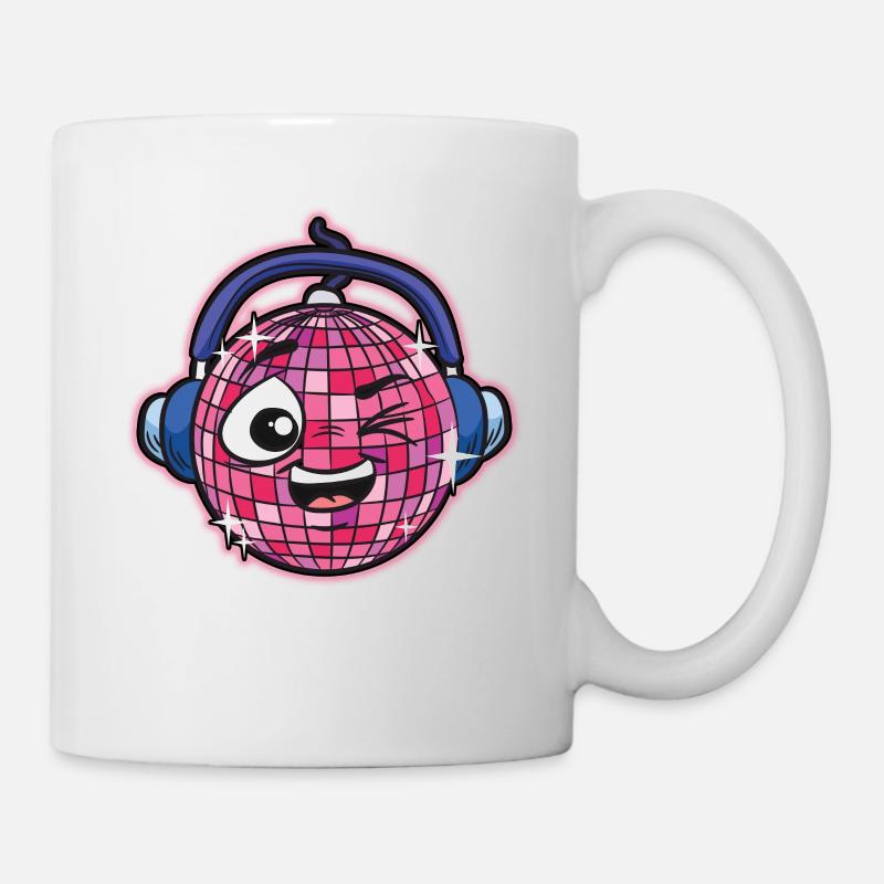 Boule disco Humour drôle de boule disco - Mug blanc - blanc