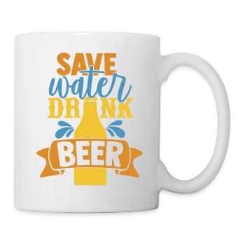 Save Water Drink Beer - Mug - white - Right