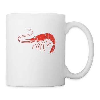 When In Doubt Shrimp Out Jiu Jitsu Shrimp - Mug - white - Right