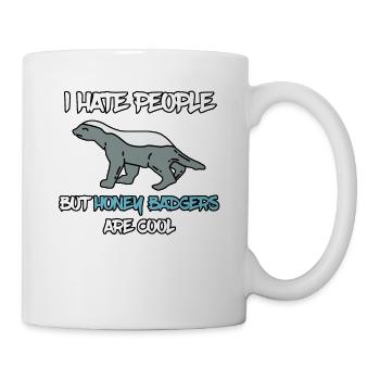 I Hate People Honey Badger honey badger - Mug - white - Right