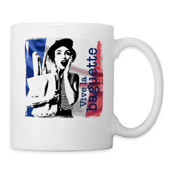 France - Vive la baguette - Mug - white - Right