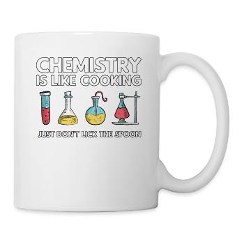 Chemistry Is Like Cooking chemistry spoon - Mug - white - Right