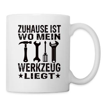 Handwerker - Tasse - Weiß - Rechts