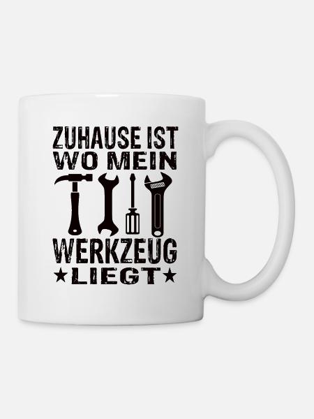 Handwerker - Tasse - Weiß