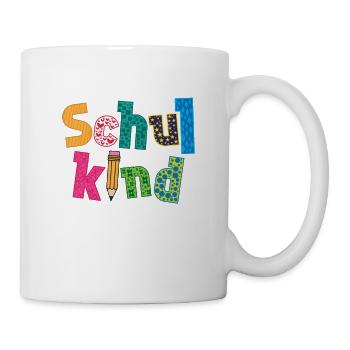 School child schooling - Mug - white - Right
