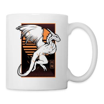 Dragon Japonais Art Japan Anime Lover Fans - Mug blanc - blanc - Droite
