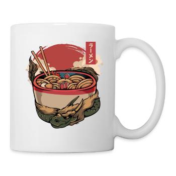 Ramen dragon japanese noodle art japan anime - Mug - white - Right