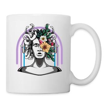 Les amateurs de Vaporwave Aesthetic Medusa Otaku Japan - Mug blanc - blanc - Droite