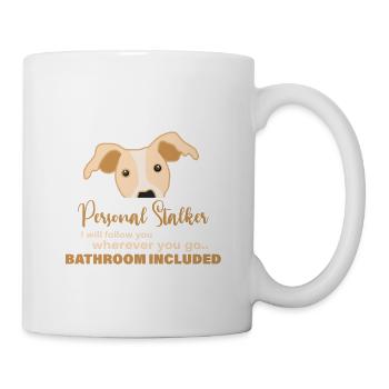 Lévrier, race de chien, whippet - Mug blanc - blanc - Droite