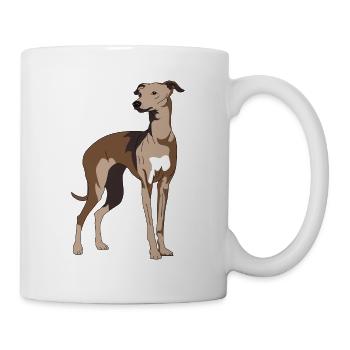 Greyhound, galgo, greyhounds - Mug - white - Right