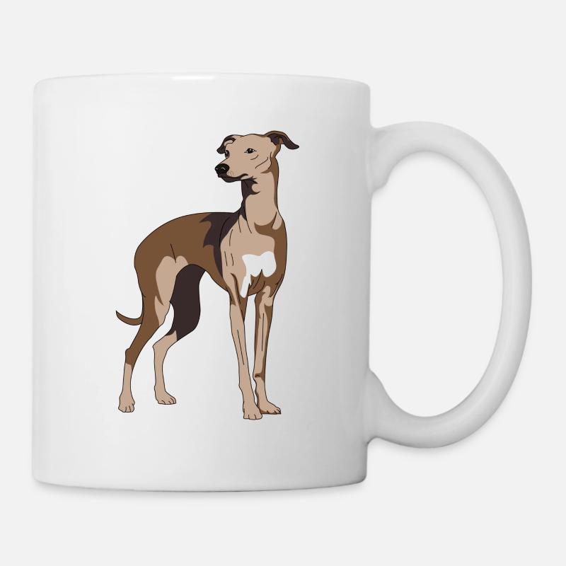 Lévrier, galgo, lévriers - Mug blanc - blanc