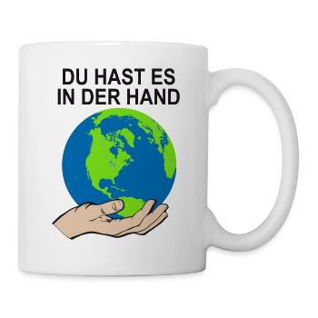 Klimaschutz Bewegung Klimawandel Spruch Klima - Tasse - Weiß - Rechts