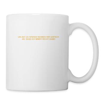 Wohnbereichsleitung WBL Recht Geschenk Pflege - Tasse - Weiß - Rechts