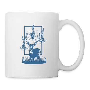 Environment and climate change reindeer - Mug - white - Right