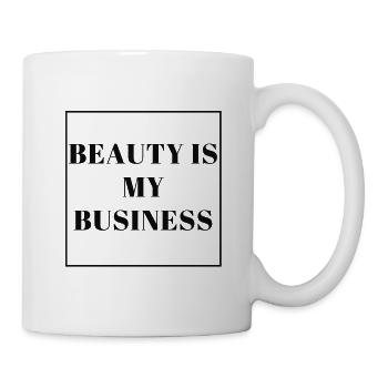 Beauty is my business - Mug - white - Right