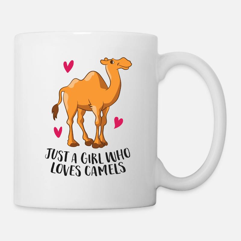 Nur Ein Mädchen Das Kamele Liebt Wüste Kamele - Tasse - Weiß