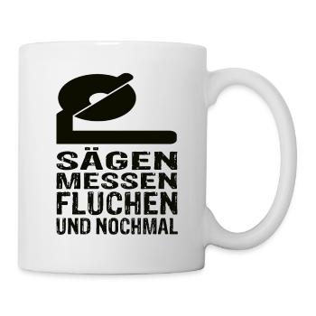 Handwerker - Tasse - Weiß - Rechts