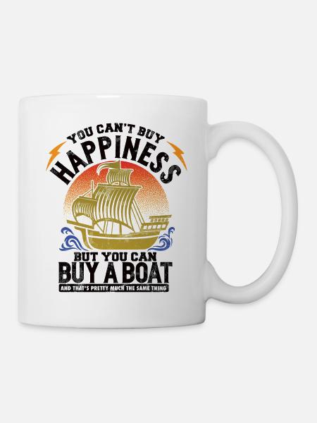 Boot - Kapitän - Bootsbesitzer - Tasse - Weiß