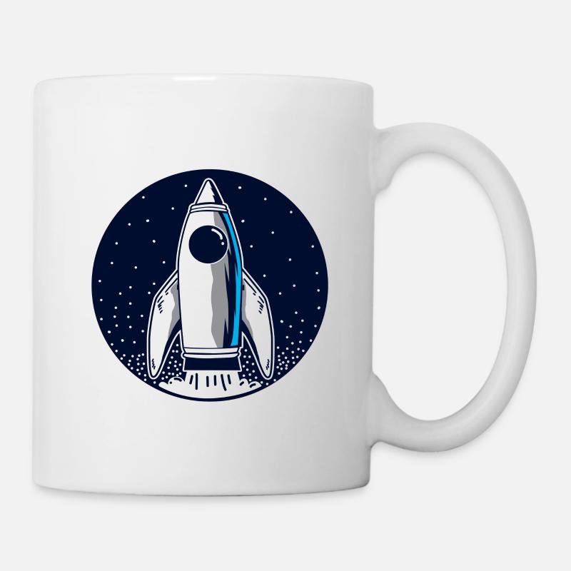 Rocket space space travel - Mug - white