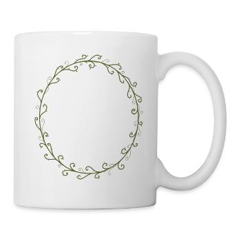 Die Natur ist meine Kirche Wicca Pagan - Tasse - Weiß - Rechts