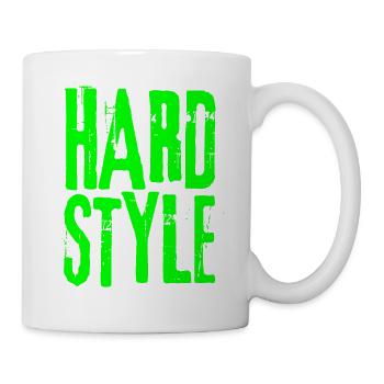 Hardstyle Musik Techno Rave Festival Kleidung - Tasse - Weiß - Rechts
