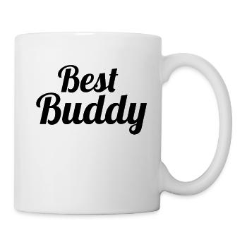 best buddy Beste Freunde Freundschaft Geschenk - Tasse - Weiß - Rechts