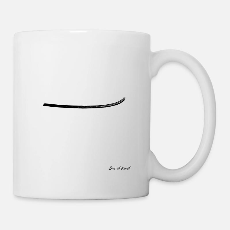 Das ist Kunst - Strich - Tasse - Weiß