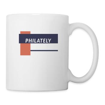 Stamp Collecting Collector Philatelist - Mug - white - Right